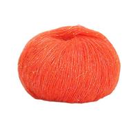 1 rollo de hilo de lentejuelas Mohair colorido instrumento musical hilo de ganchillo para tejer