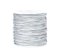 1 Rollo de Hilo para Hacer Pulseras, Hilo de Cuentas de 0, 8mm y 49 Yardas