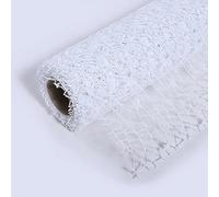 1 rollo de papel de malla para envolver flores, envoltura de ramo de red hueca irregular, suministros de floristería