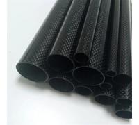 1 rollo de tubo de fibra de carbono envuelto 3K superficie brillante Diámetro 10 mm 12 mm 14 mm 16 mm 18 mm 22 mm 24 mm 26 mm 28 mm 30 mm 32 mm Longitud 500 mm Fibra de carbono(37mmx40mmx500mm)
