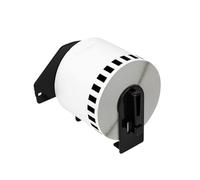 1 rollo DK-22212 Longitud Continua Etiqueta de papel para Brother QL Impresoras de Etiquetas, 62mmx15.24m, Continua Etiqueta de Papel Térmico Con 1 soporte reutilizable