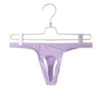 1 ropa interior tamaño de la etiqueta S-XL bragas tanga para hombre sexual pantalones cortos diseño de ajuste profundo para dormir (XL morado)