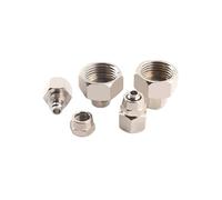 1 rosca interna recta a través de material de cobre, tornillo neumático PCF, conectores rápidos para manguera de gas con un solo toque (PCF10-04)