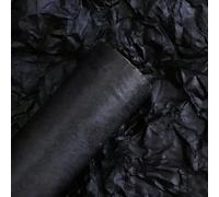 1 Rotolo di Carta Decorativa per Copri Vasi da Fiori - Carta Floreale Opaca per Vasi Natalizi, Carta per Avvolgere Vasi per Decorazioni Natalizie e Progetti Fai da Te(Color:Negro)