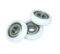 1 rueda de nailon micro BSR60830-9 de 8 x 30 x 9 mm, poleas recubiertas de POM de 30 mm, rodillos for máquina de remo de 8 x 30 x 9 mm, mini rodamiento de plástico.(8x28x10mm)