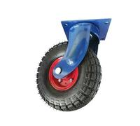 1 rueda inflable resistente con amortiguación de goma de alta elasticidad, rueda plana for carretilla.