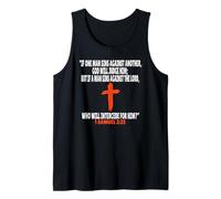 1 Samuel 2:25 Versículos de la Biblia Escritura Camiseta sin Mangas