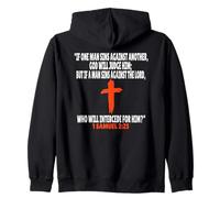 1 Samuel 2:25 Versículos de la Biblia Escritura Sudadera con Capucha