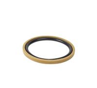 1 sello alternativo de cilindro hidráulico, arandela de sellado de desgaste de varilla de pistón bidireccional STD, material PTFE y NBR (100 x 79 x 8,1 mm)