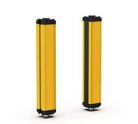 1 sensor de cortina de luz de seguridad con paso de 20 mm, dispositivo de protección de área, barrera de rejilla infrarroja industrial, salida NPN PNP, 12-24 V CC.(20MM Pitch 24 Beam)