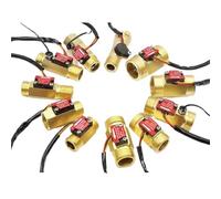 1 sensor de flujo de agua de latón G1/2 G3/4 G1 con medidor Hall, indicador de caudal electromagnético e interruptor.(YF-B10)