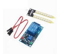 1 sensor de humedad del suelo, módulo de control de relé de 12 V, relé de sensor de humedad del suelo de 12 V CC, interruptor de inicio de riego automático de humedad.(12V Relay Module)