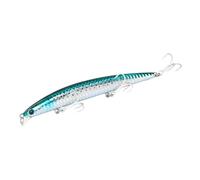 1 señuelo de Pesca de 125 mm y 14,3 g, for Aguas Poco Profundas, Flotante, for pececillos, Cebo Duro, for lubina, Anzuelo de Agua Salada.(DW72-G)