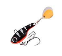 1 señuelo de Pesca metálico de 5 g a 20 g, cucharilla giratoria Que se Hunde, señuelo vibratorio, crankbait, Lentejuelas, cebos, Aparejos de Pesca oscilantes.(C,17g-3.4cm)