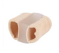 1 separador de dedos de silicona para juanetes, hallux valgus, corrector, pulgar, corrección, enderezador, herramienta de cuidado de pies (L)