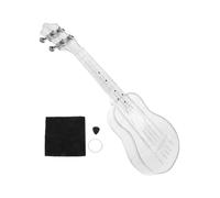 1 Set 21 Inch Transparent Ukulele Creative Instrument for Beginners