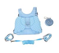 1 Set Arnés Plástico Azul Correa de Tejido y Niños Pequeños | Transpirable, Tira Ajustable, Anti-lost, Tacto Suave, para Kids y Children
