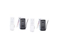 1 Set Ceiling Fan Remote Control Kit with Receiver, 6-Speed Long Distance Timer, Universal Replacement for Ceiling Fans