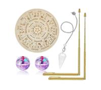 1 Set Copper Dowsing Rods Spiritual and Pendulum Board Kit for the Supernaturalwith Our Comprehensi