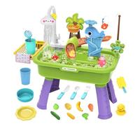 1 Set* da gioco con acqua - Divertente Tavolo Attività Elettrico Wahle con Scivolo E Rubinetto,Giocattoli Educativi,per Bambini E Bambine Casa Giardino Asilo Scuola Materna E Scuola