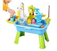 1 Set* da gioco con acqua - Divertente Tavolo Attività Elettrico Wahle con Scivolo E Rubinetto,Giocattoli Educativi,per Bambini E Bambine Casa Giardino Asilo Scuola Materna E Scuola