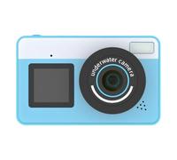 1 set de cámaras ligeras 48 MP 1200 mAh capacidad de potencia IP68 Cámara digital subacuática para viajes de vídeo