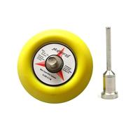 1 Set Disco de Pulido 3 pulgadas 75mm Vástago 3mm para Elegir, Gancho y Bucle Disco de Molienda Uso para Bandeja de Esponja Peluche Papel de lija