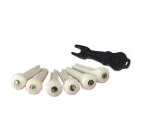 1 Set Elegante Pines Huesos Puentes Guitarristas Guitarra Uñas Cuerda Guitarra Profesional Accesorios Guitarra Textura Huesos