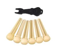 1 Set Elegante Pines Huesos Puentes Guitarristas Guitarra Uñas Cuerda Guitarra Profesional Accesorios Guitarra Textura Huesos