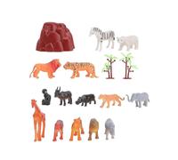 1 Set Of Simulation Animal Models Decorative Animal Toys Animal Model Ornaments