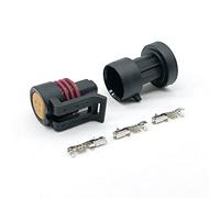 1 set Packard 3 Pin Delphi Sensor de presión a prueba de automóviles a prueba de agua Conector de conector masculino y femenino