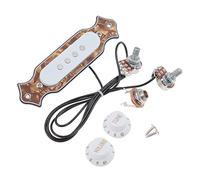 1 Set Pre- cableado De 4 Cadenas Single Bobinas Pickup Guitar Sookup Pickup Arnés Con Tonos De Volumen Potes De Perillas Elgitarrhämtning (Color : Bronze Pearl)