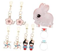 1 Set 's Ear Girl Decor Girls Jewelry Kid Suit for Trendy Clip Cute Fake Earrings Plastic