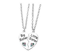1 Set Shape Stitching Friends Creative for Stylish Friendship Jewelry Meaningful Heart Necklace Present