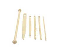 1 Set Weaving Loom Tools Tapestry Handcrafts Tools Wooden Crochet Hooks