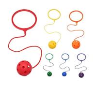 1 Skip Ball Ankle Toy | 1 Outdoor Jumping Exercise Balsl | Children Skips Sports Toy | For School Breaks Family Vacations Camping Garden Backyard Beach
