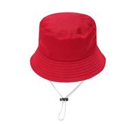 1 Sombrero De Pescador Rojo A Prueba De Viento Y 1 Cuerda A Prueba De Viento, Sombrero Para El Sol Al Aire Libre, Sombrero De Pescador Unisex, Adecuado Para Protección Solar Diaria, Viajes.