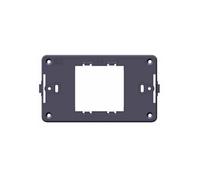 1 soporte 1 módulo/lugar, Schuko, UNEL, compatible con BTicino Magic, caja 503, fabricado en plástico de alta calidad, 100% compatible con las placas y módulos originales