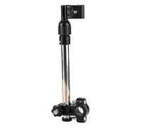 1 soporte ajustable para paraguas, soporte para paraguas para cochecito de bicicleta, mango de tubo de longitud ajustable giratorio 360 ° para cochecito, silla de ruedas, andador, bicicleta, parasol p
