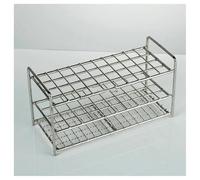 1 soporte de alambre de acero inoxidable for tubos de centrífuga de laboratorio, con 40 o 50 orificios, for tubos de 13, 16, 17, 19, 21, 26, 30 y 32 mm.(13mm 40holes)
