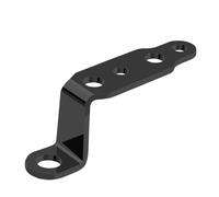 1 soporte de extensión multifuncional para faros delanteros, que puede servir como foco y espejo retrovisor para motocicletas y motos de cross. Soporte para seña de giro para(Black)