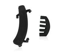 1 soporte de hombro negro para violín, 1 silenciador negro, soporte universal para violín de 4/4 y 3/4, soporte de hombro para violín, soporte de hombro de plástico y almohadilla, accesorios para