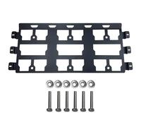 1 soporte de montaje resistente a la corrosión con mecanismo de bloqueo, límite de carga de 150 libras para varios lugares. Montaje permanente