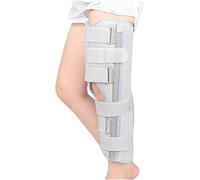 1 soporte inmovilizador de rodilla ajustable: for aliviar el dolor articular, recuperarse de lesiones por artritis y hacer ejercicio.(Gray,Large)