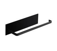 1 Soporte magnético for Toallas de Papel, toallero de Pared, dispensador de Rollos de Papel sin Perforaciones for Cocina y refrigerador.(Black)