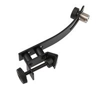 1 Soporte Micro de Metal Universal para Micrófono de Tambor Yootones a Prueba de Golpes, Abrazadera Ajustable (Negro)