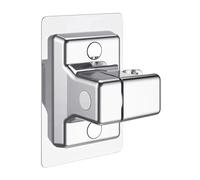 1 soporte para alcachofa de ducha plateado, accesorio de ducha sin perforación, soporte de repuesto para cabezal de ducha ajustable