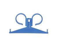 1 soporte para bolsa de cama de Behrend, de plástico, color azul.