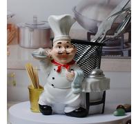 1 soporte para de dientes de chef, y tenedor
