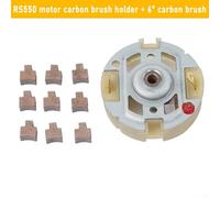 1 soporte para escobillas de carbono y 10 cepillos para Bosch RS550 y modelos compatibles
